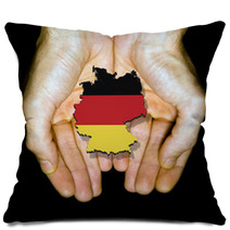 Germany In Hands Pillows 67354835