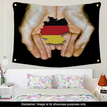 Germany In Hands Wall Art 67354835