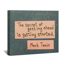 Getting Started Wall Art 74436961