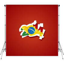 Ghana In Brazil 2014 Vector Backdrops 65599393