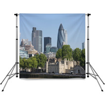 Gherkin And Tower Of London Backdrops 33126755