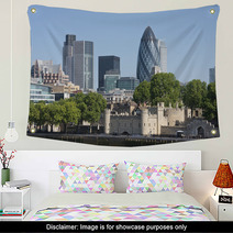 Gherkin And Tower Of London Wall Art 33126755