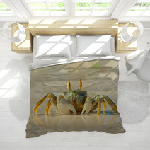 Ghost Crab On Beach Bedding 78957468