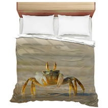 Ghost Crab On Beach Side Bedding 73969809
