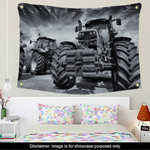 Giant Farming Tractors And Tires Wall Art 67296959