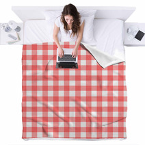 Gingham Pattern Seamless Background Blankets 61482665