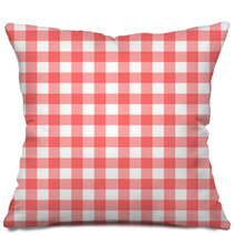 Gingham Pattern Seamless Background Pillows 61482665