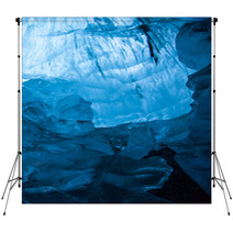 Glacial Blue Ice Backdrops 61972985