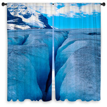 Glacier Crevasse Window Curtains 73051045