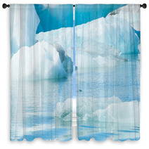 Glacier Lake Window Curtains 70278491