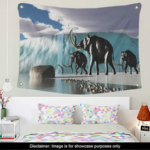 Glacier Mammoths Wall Art 71965459