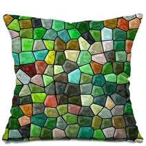 Glass Mosaic Seamless Generated Hires Texture Pillows 71834649