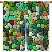 Glass Mosaic Seamless Generated Hires Texture Window Curtains 71834649