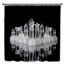 Glassy Chess Figures Bath Decor 61174456