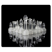 Glassy Chess Figures Rugs 61174456