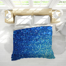 Glittering Blue Background Bedding 52845542