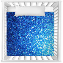 Glittering Blue Background Nursery Decor 52845542