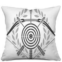 Glory Of Archery Stencil Pillows 57517792