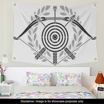 Glory Of Archery Stencil Wall Art 57517792