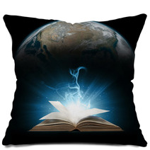 Glowing Book With Earth Pillows 52622096