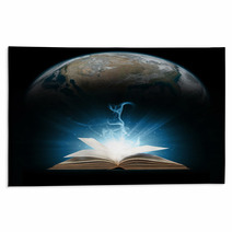 Glowing Book With Earth Rugs 52622096