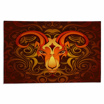 Goat As Symbol For Year 2027 Rugs 99646464