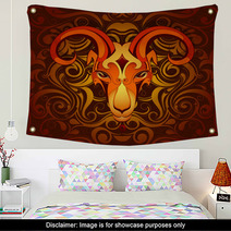 Goat As Symbol For Year 2027 Wall Art 99646464