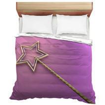 Gold And Silver Magic Wand Bedding 67817054
