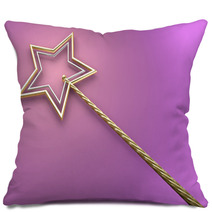 Gold And Silver Magic Wand Pillows 67817054