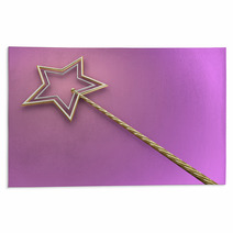 Gold And Silver Magic Wand Rugs 67817054