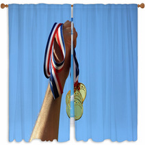 Gold Medal Winner Window Curtains 43522280