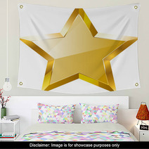 Gold Star Wall Art 61259351
