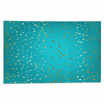 Gold Stars Background Rugs 124942308