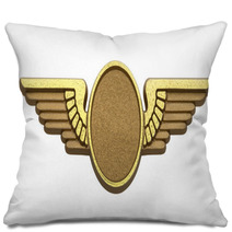 Gold Wings Pillows 77663018