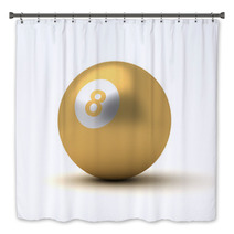 Golden Billiard Ball Bath Decor 54602974