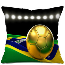 Golden Football Pillows 65506618