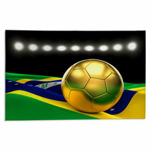 Golden Football Rugs 65506618