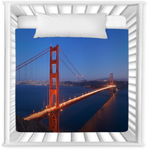 Golden Gate Bridge At Dusk Nursery Decor 58279287