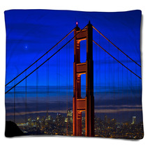 Golden Gate Bridge Blankets 68325948