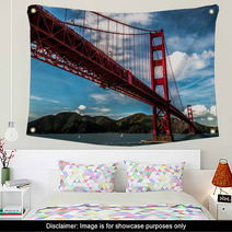 Golden Gate Bridge Clear Sky Wall Art 64086283