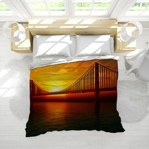 Golden Gate Bridge Illustration Bedding 53004034