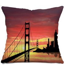 Golden Gate Bridge Pillows 14972519
