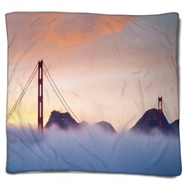Golden Gate Bridge San Francisco California Blankets 51416852