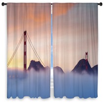 Golden Gate Bridge San Francisco California Window Curtains 51416852