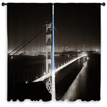 Golden Gate Bridge Window Curtains 66499073