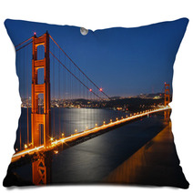 Golden Gate Bridge With Moon Light Pillows 873170