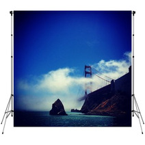 Golden Gate Cloudy Backdrops 66753870