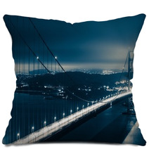 Golden Gate Night Scenery Pillows 71754194