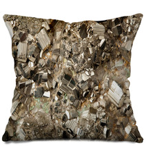 Golden Pyrite Mineral Pillows 61254267