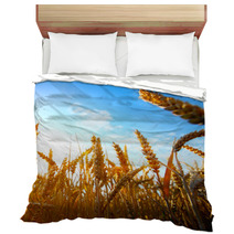 .golden Wheat Field And Sunset Bedding 67827798